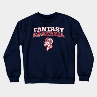 Fantasy Baseball Goat Crewneck Sweatshirt